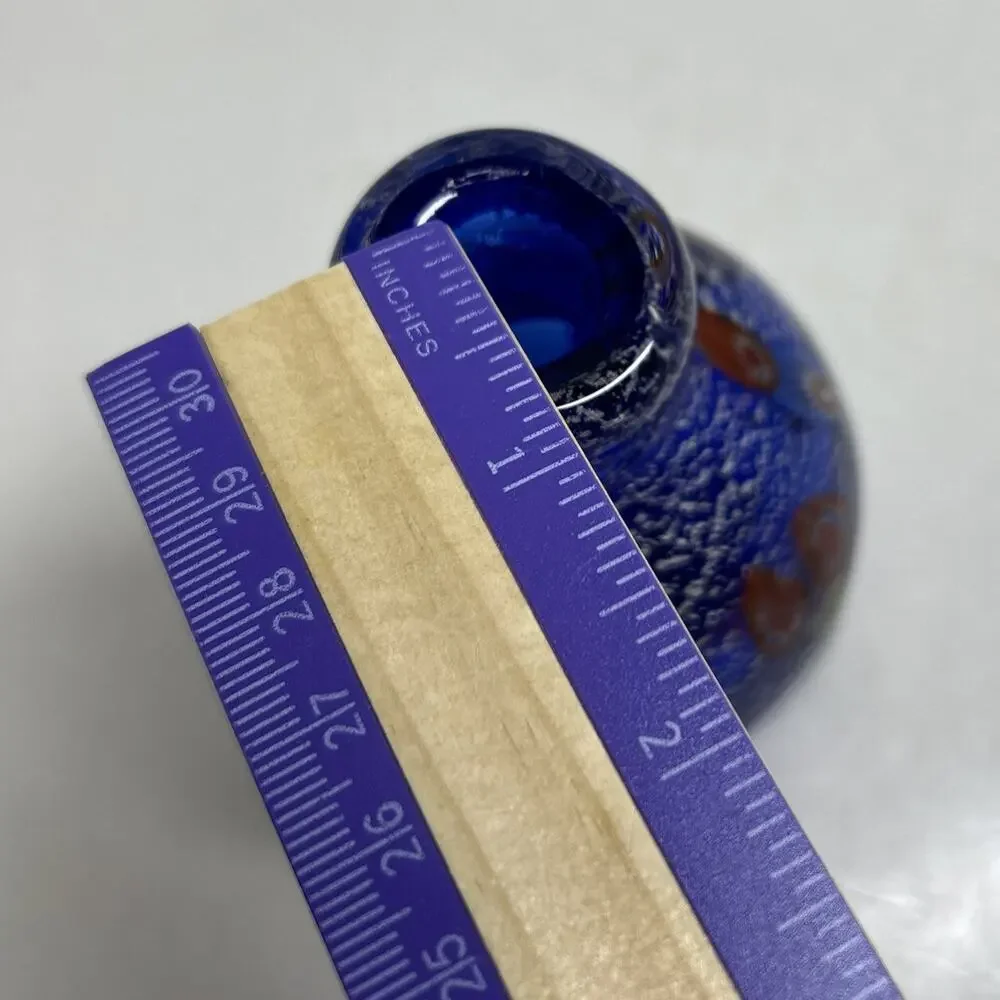 Robert William Art Glass Blue 4